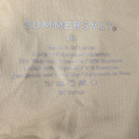 Summersalt Womens Size 10 Oasis Leopard Print One-Piece Swimsuit Multicolor - Picture 8 of 14